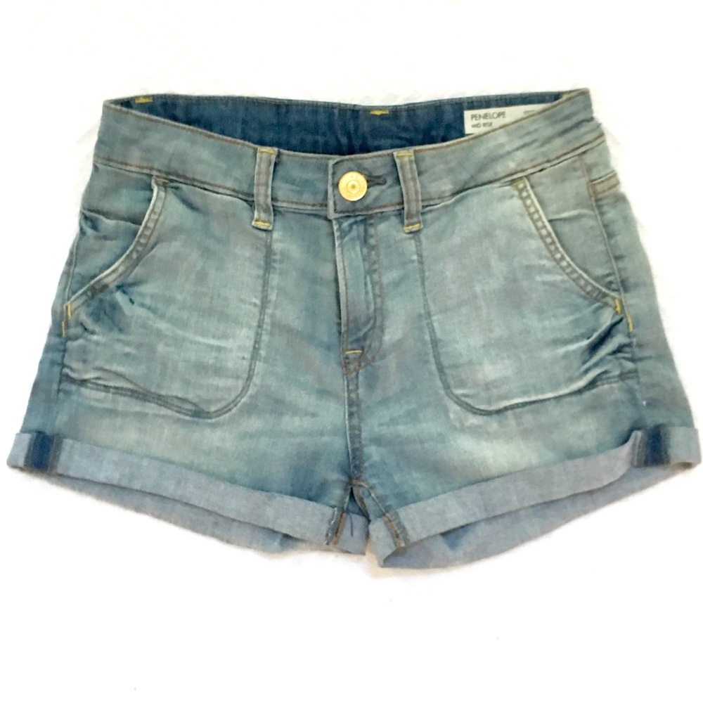 Buffalo David Bitton Mid-Rise Denim Shorts Size 26